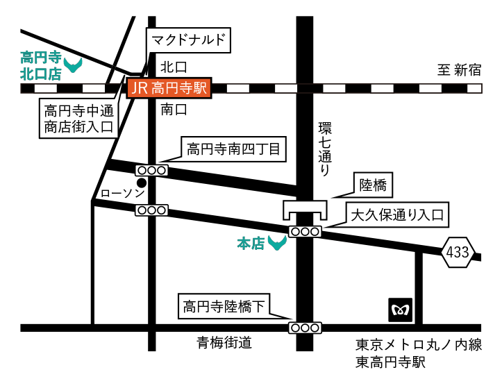 STUDIO T&Y 地図